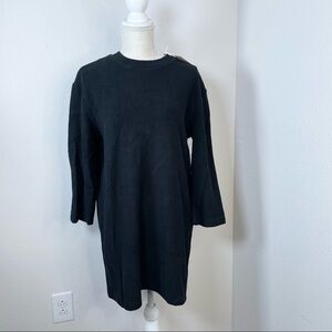 Reformation Black Sweater Dress Sz Medium